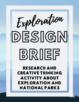 Preview of National Park Exploration Project: Research-based Creative Thinking Activity