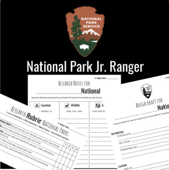 Preview of National Park Jr. Ranger Research - W.4.2