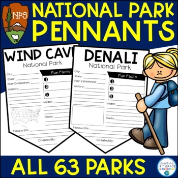 Preview of National Park Research Project Activity | Pennants | National Park Week