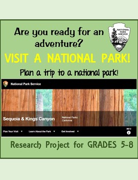 Preview of National Park Plan An Adventure Research Project