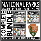 National Parks Activities Spring Reading Comprehension Pas