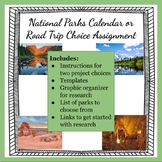 National Parks Calendar or Road Trip Project