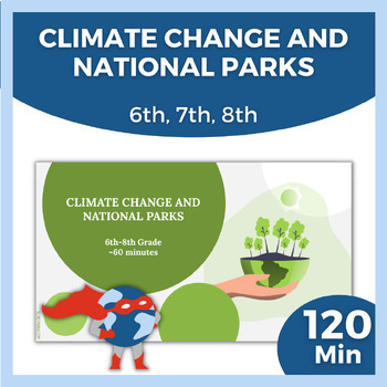 Preview of National Parks & Climate Change Impact Lesson | Grade 6-8