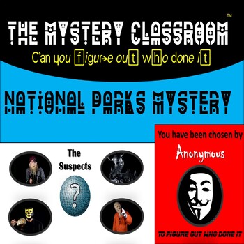 Preview of National Parks Mystery | The Mystery Classroom (Distance Learning)