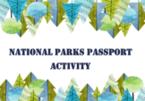 National Parks Passport Book Activity