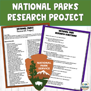 Preview of National Parks Research Project