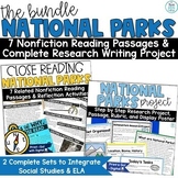 National Parks Research Project Reading Passages Writing Project