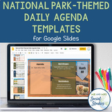 National Parks Themed Daily Agenda Slides Templates for Go