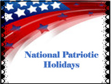 National Patriotic Holidays Texas SS TEK 1