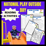 National Play Outside  Day Reading Activities /Puzzle