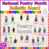 National Poetry Month Bulletin Board, Famous Poets Biograp