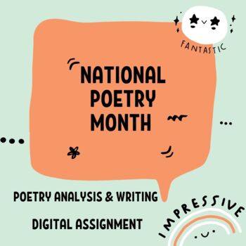 National Poetry Month Digital Activity by Ms Finchy | TPT