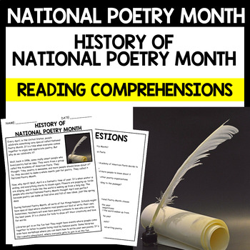 National Poetry Month HISTORY OF NATIONAL POETRY Month Reading ...