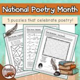 National Poetry Month Puzzles