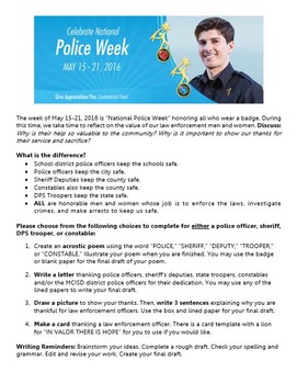 Preview of National Police Week Activity