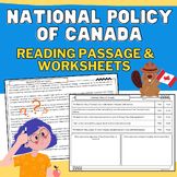 National Policy of Canada: Nonfiction Reading Passage & Wo