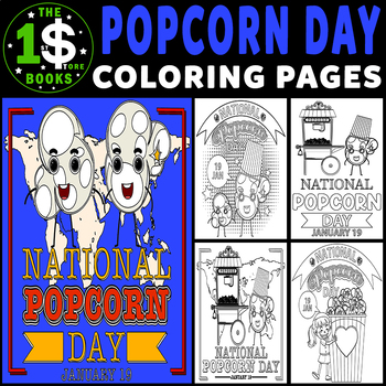 20+ Popcorn Coloring Pages