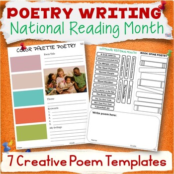 National Reading Month Poetry Writing Activities - Ice Breakers Poem ...