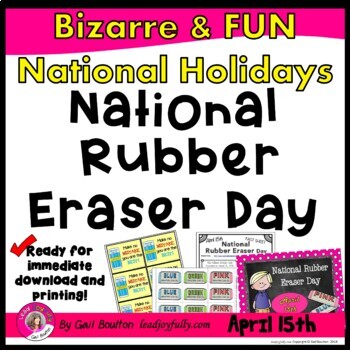 NATIONAL RUBBER ERASER DAY - April 15 - National Day Calendar