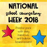 National School Counseling Week 2018 Freebie Pack