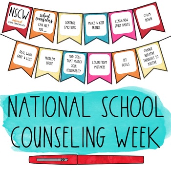 Preview of National School Counseling Week Display