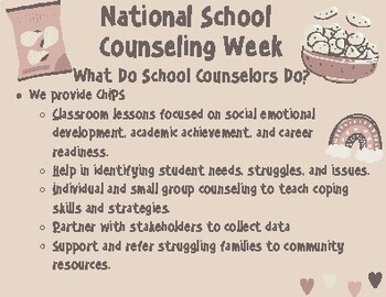 Preview of National School Counseling Week CHIPS!