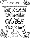 National School Counseling Week Coloring Page | NSCW | Sch