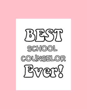 National School Counseling Week: Coloring Pages by The Daring Future