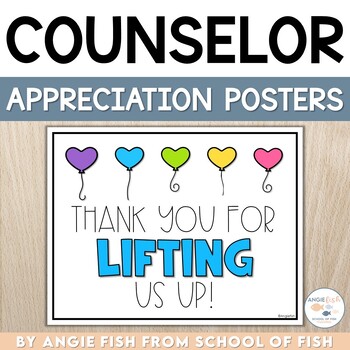 Preview of Counselor Appreciation | School Counselor Week | School Counselor Week Poster