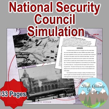 Preview of National Security Council Simulation / Cuban Missile Crisis (U.S. History)