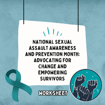 Preview of National Sexual Assault Awareness and Prevention Month (Worksheet)