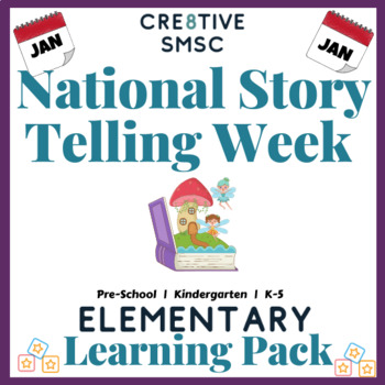 Preview of National Story Telling Week Elementary Pack