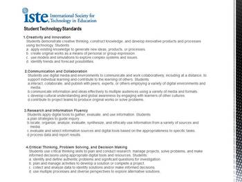 Preview of National Student Technology Standards