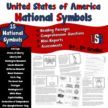 Preview of National Symbols of United States Nonfiction Passages