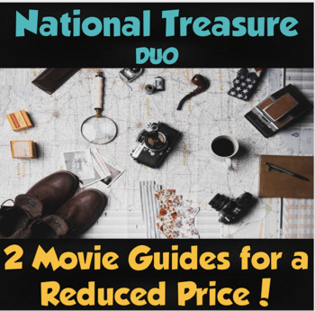Preview of National Treasure 1 & 2 Movie Guide Duo (100 Questions & Answer Key!)