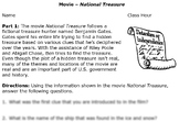 National Treasure Movie Guide, Questions, Worksheets and more