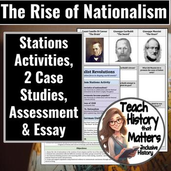 Preview of Nationalism Congress Vienna Italian & German Unification Stations & Case Study