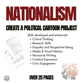 Nationalism: Create a Political Cartoon Project - Grades 6-12 | TPT