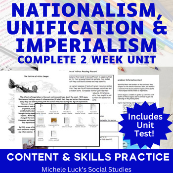 Preview of Nationalism, Unification & Imperialism Complete Unit for World History