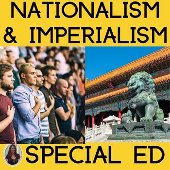 Preview of Nationalism and Imperialism Unit for Special Education PRINT AND DIGITAL