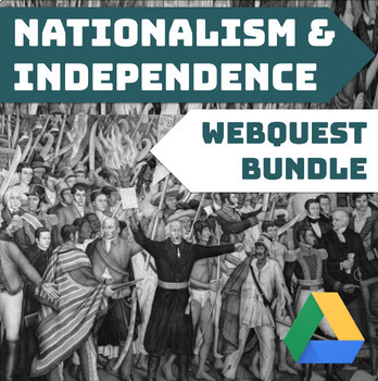 Preview of Nationalism and Independence Webquest Bundle