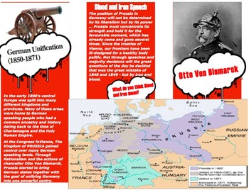 Preview of Nationalism/Unification of Germany Full Lesson w/Close Read and activity!