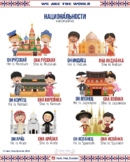 Nationalities in Russian | Vocabulary and activities