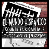 The Hispanic World Nations/Capitals Culture Crossword Puzzles