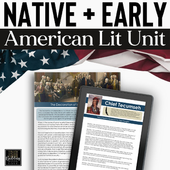 Preview of Native + African + Early American Colonial Text Set Unit : Perspective Pairings