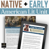 Native + African + Early American Colonial Text Set Unit :
