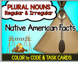 Native American Facts Plural Nouns Color by Code Plural Nouns