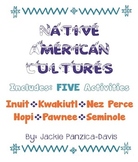 Native American 5 Activities: Inuit, Kwakiutl, Nez Perce, 