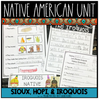 Preview of Native American Activities Nonfiction Book Study Informational Text 
