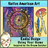 Native American Art Project:  Radial Design using your NAME!!